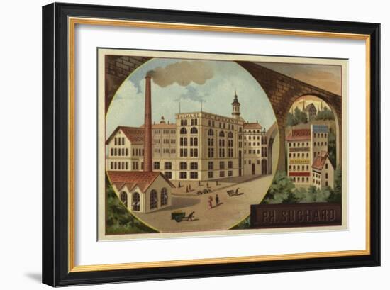 Suchard Chocolate Factory-null-Framed Giclee Print