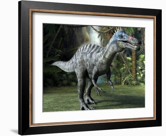 Suchomimus Dinosaur, Artwork-Roger Harris-Framed Photographic Print