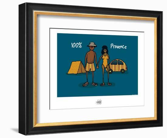 Sud-Mer-Sud-Terre - 100% Provence-Sylvain Bichicchi-Framed Premium Giclee Print