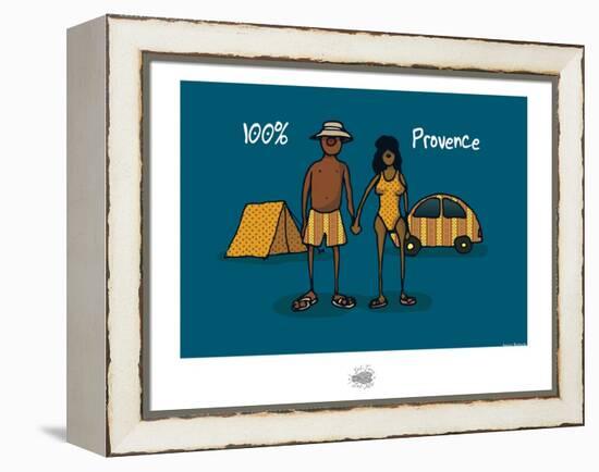 Sud-Mer-Sud-Terre - 100% Provence-Sylvain Bichicchi-Framed Stretched Canvas