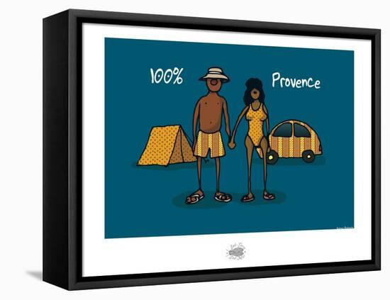 Sud-Mer-Sud-Terre - 100% Provence-Sylvain Bichicchi-Framed Stretched Canvas