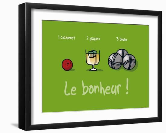 Sud-Mer-Sud-Terre - Le bonheur provençal-Sylvain Bichicchi-Framed Art Print