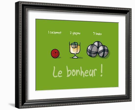 Sud-Mer-Sud-Terre - Le bonheur provençal-Sylvain Bichicchi-Framed Art Print