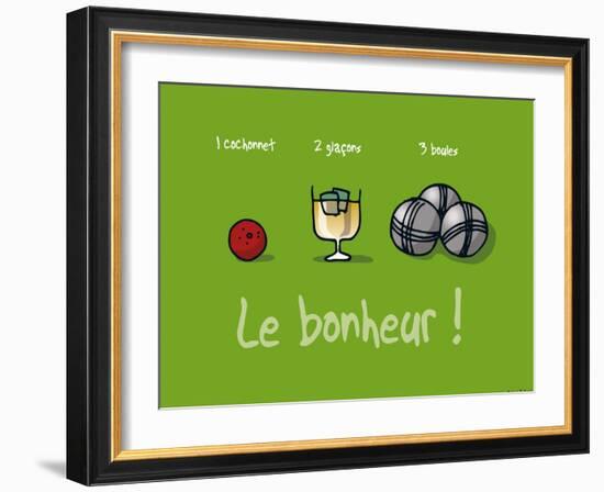 Sud-Mer-Sud-Terre - Le bonheur provençal-Sylvain Bichicchi-Framed Art Print