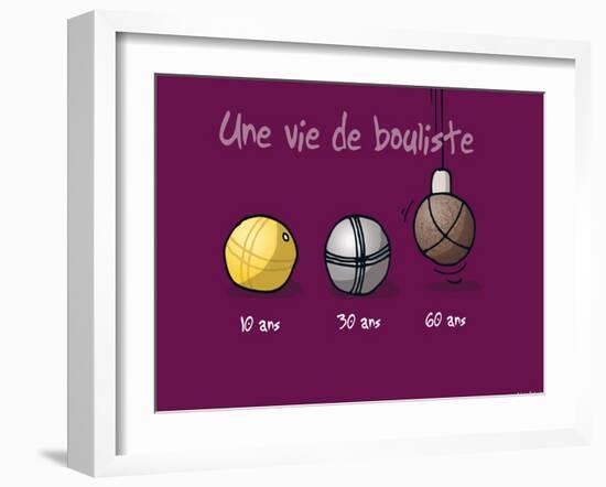 Sud-Mer-Sud-Terre - Une vie de bouliste-Sylvain Bichicchi-Framed Art Print