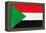 Sudan Flag Design with Wood Patterning - Flags of the World Series-Philippe Hugonnard-Framed Stretched Canvas