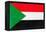 Sudan Flag Design with Wood Patterning - Flags of the World Series-Philippe Hugonnard-Framed Stretched Canvas