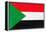 Sudan Flag Design with Wood Patterning - Flags of the World Series-Philippe Hugonnard-Framed Stretched Canvas