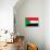 Sudan Flag Design with Wood Patterning - Flags of the World Series-Philippe Hugonnard-Art Print displayed on a wall