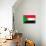 Sudan Flag Design with Wood Patterning - Flags of the World Series-Philippe Hugonnard-Mounted Art Print displayed on a wall