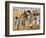 Sudanese Displaced Children Play Soccer at Abu Shouk Camp-null-Framed Photographic Print