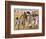 Sudanese Displaced Children Play Soccer at Abu Shouk Camp-null-Framed Photographic Print