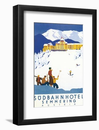 Sudbahn Hotel, Semmering, Austria-Kosel Hermann-Framed Art Print