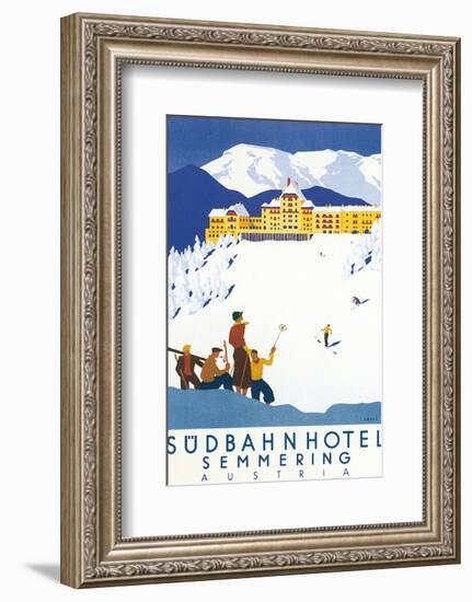 Sudbahn Hotel, Semmering, Austria-Kosel Hermann-Framed Art Print