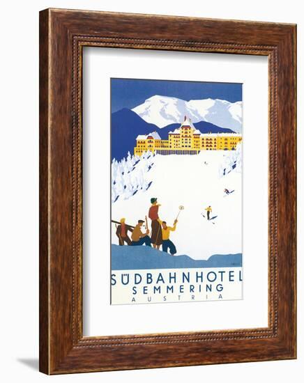 Sudbahn Hotel, Semmering, Austria-Kosel Hermann-Framed Art Print
