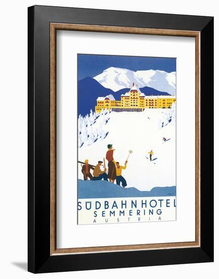 Sudbahn Hotel, Semmering, Austria-Kosel Hermann-Framed Art Print