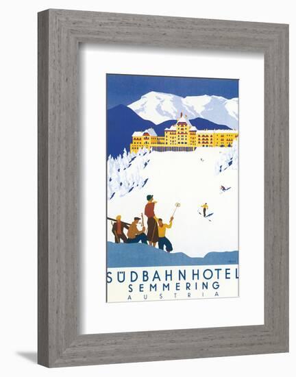 Sudbahn Hotel, Semmering, Austria-Kosel Hermann-Framed Art Print