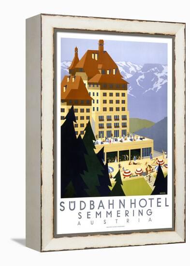 Sudbahn Hotel - Summer-null-Framed Premier Image Canvas