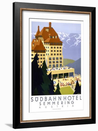 Sudbahn Hotel - Summer-null-Framed Giclee Print