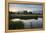 Sudbury Water Meadows at Dawn, Sudbury, Suffolk, England, United Kingdom, Europe-Mark Sunderland-Framed Premier Image Canvas