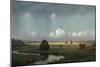 Sudden Shower, Newbury Marshes, 1865-75-Martin Johnson Heade-Mounted Giclee Print