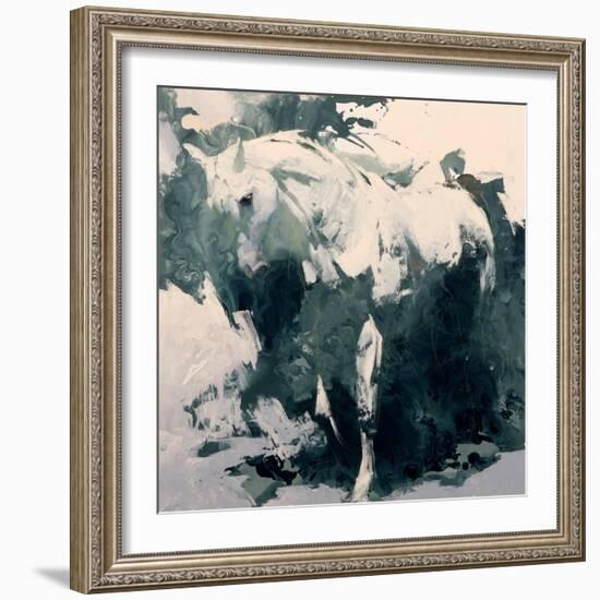 Sudy in Green-Julie Chapman-Framed Art Print