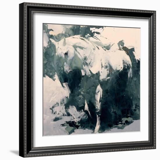 Sudy in Green-Julie Chapman-Framed Art Print