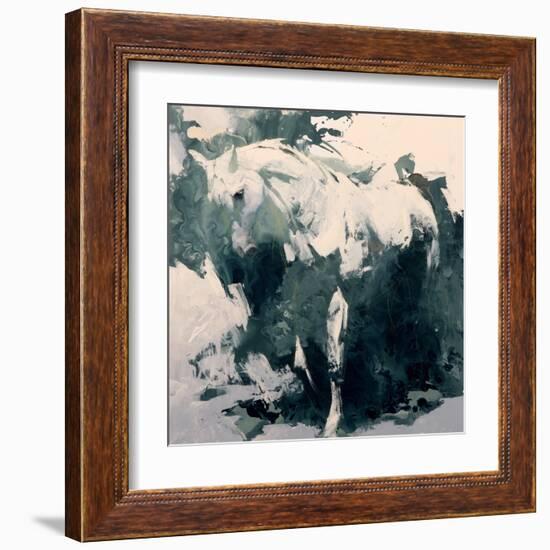 Sudy in Green-Julie Chapman-Framed Art Print