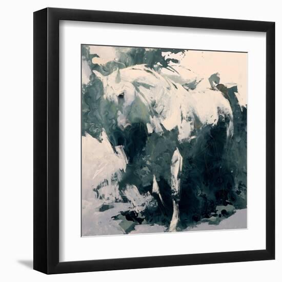 Sudy in Green-Julie Chapman-Framed Art Print