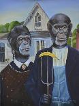 Monkey Selfies-Sue Clyne-Giclee Print