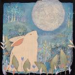 Rabbit and Moon-Sue Davis-Giclee Print