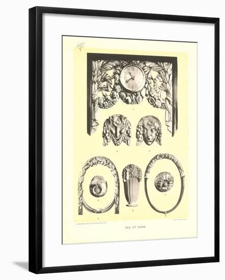 Sue Et Mare Decorative Elements-null-Framed Art Print