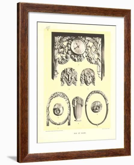 Sue Et Mare Decorative Elements-null-Framed Art Print