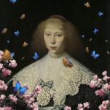 Spring Flower Bonnet on Cat-Sue Skellern-Framed Premier Image Canvas