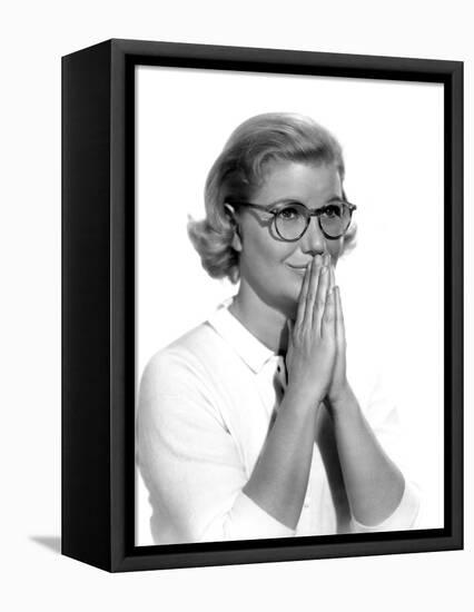 Sueurs Froides VERTIGO by AlfredHitchcock with Barbara Bel Geddes, 1958 (b/w photo)-null-Framed Stretched Canvas