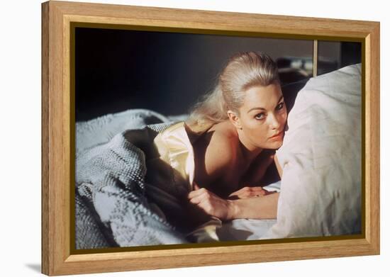 Sueurs Froides VERTIGO by AlfredHitchcock with Kim Novak, 1958 (photo)-null-Framed Stretched Canvas