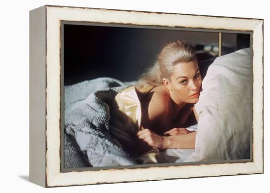 Sueurs Froides VERTIGO by AlfredHitchcock with Kim Novak, 1958 (photo)-null-Framed Stretched Canvas