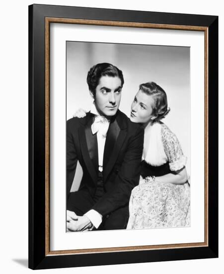 Suez, from Left: Tyrone Power, Annabella, 1938-null-Framed Photo