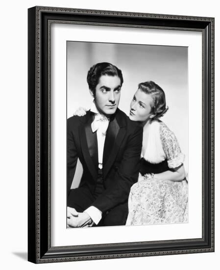 Suez, from Left: Tyrone Power, Annabella, 1938-null-Framed Photo