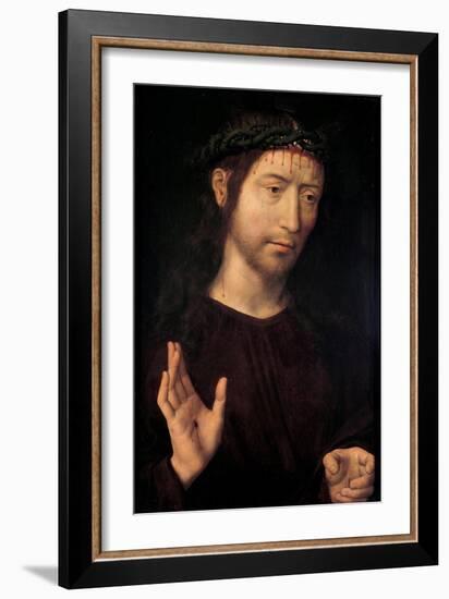 Suffering Christ. 1480-90-Hans Memling-Framed Giclee Print