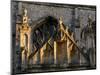 Suffolk, Bury St Edmunds detail of cathedral showing weathered stonework-Charles Bowman-Mounted Photographic Print