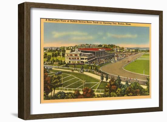 Suffolk Downs, Boston-null-Framed Art Print