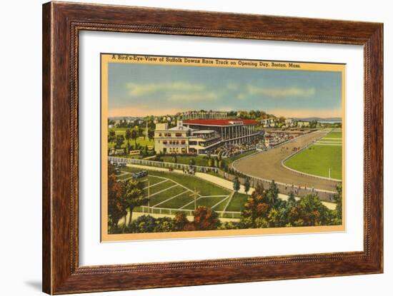 Suffolk Downs, Boston-null-Framed Art Print