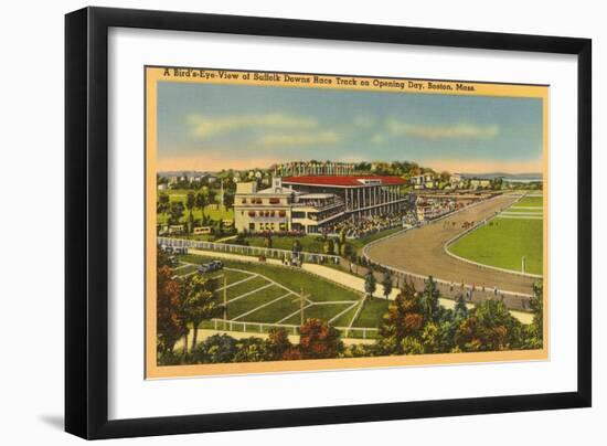 Suffolk Downs, Boston-null-Framed Art Print