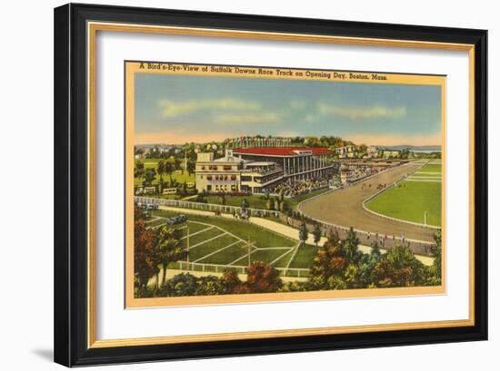 Suffolk Downs, Boston-null-Framed Art Print