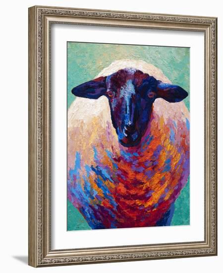 Suffolk Ewe 4-Marion Rose-Framed Giclee Print