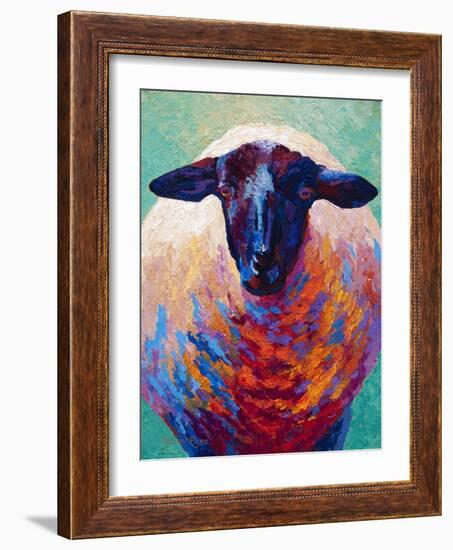 Suffolk Ewe 4-Marion Rose-Framed Giclee Print