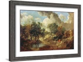 Suffolk Landscape, 1748-Thomas Gainsborough-Framed Giclee Print