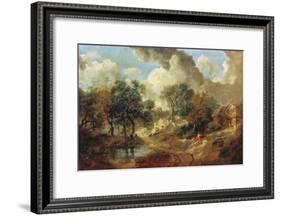 Suffolk Landscape, 1748-Thomas Gainsborough-Framed Giclee Print