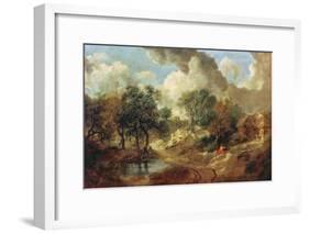 Suffolk Landscape, 1748-Thomas Gainsborough-Framed Giclee Print
